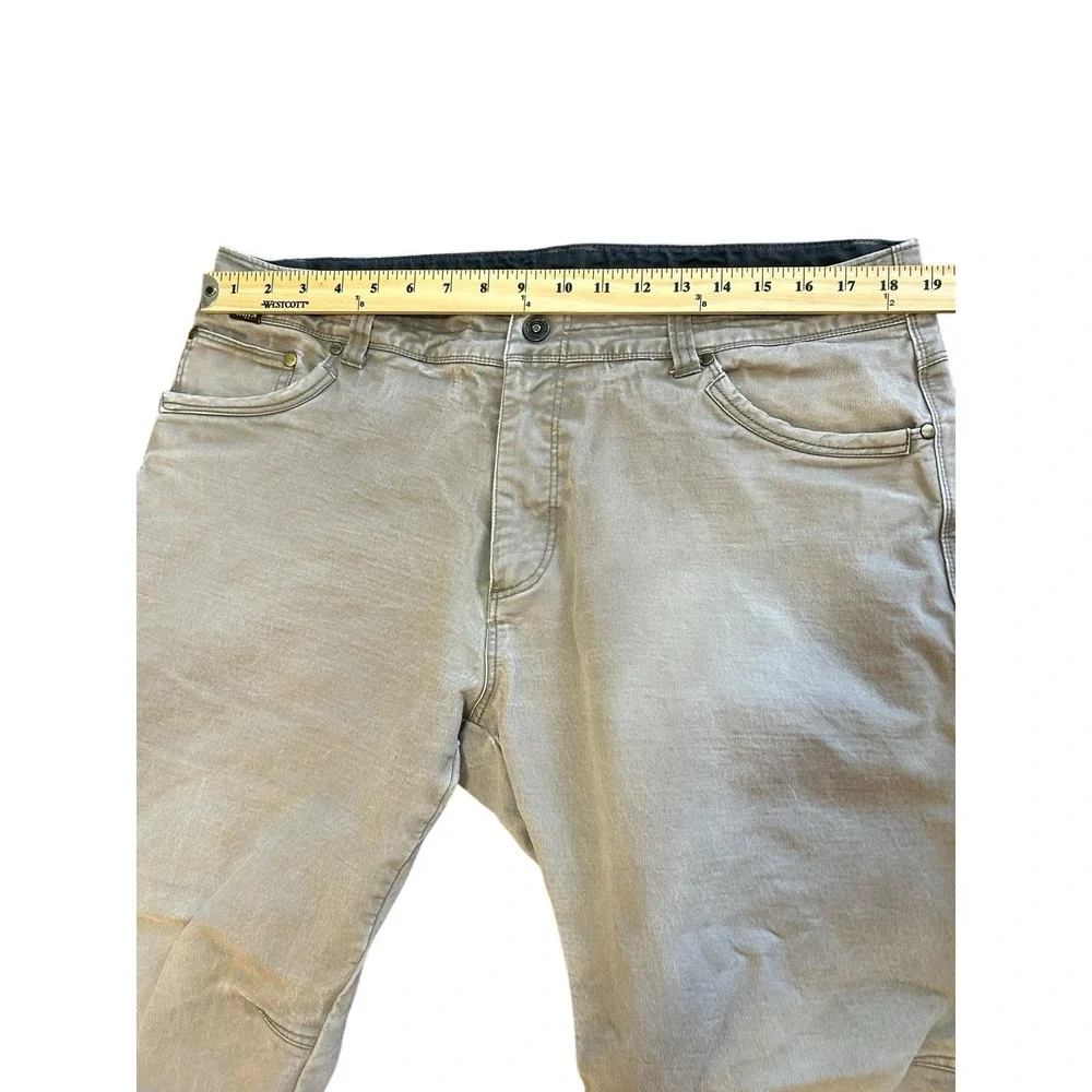Kuhl Rydr Pants Mens 38x30 Brown Vintage Patina Dye Canvas Straight Leg 5016